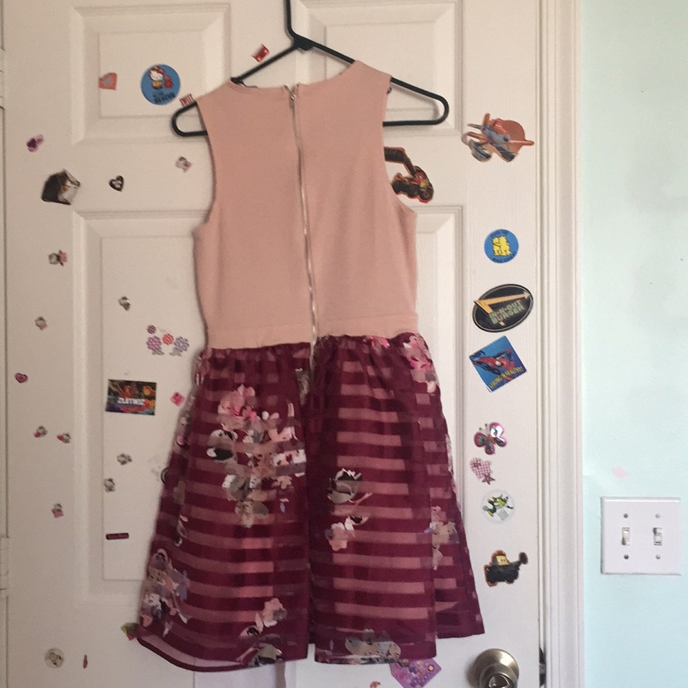 Pink Tutu Floral Dress - Picture 2 of 3